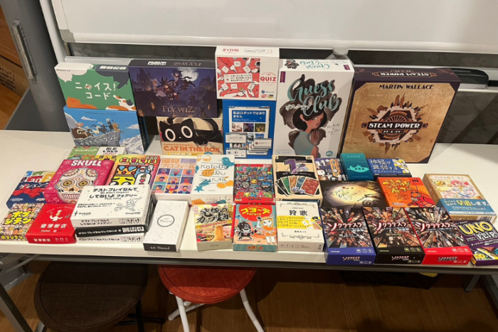 ボードゲームの種類例のイメージ画像