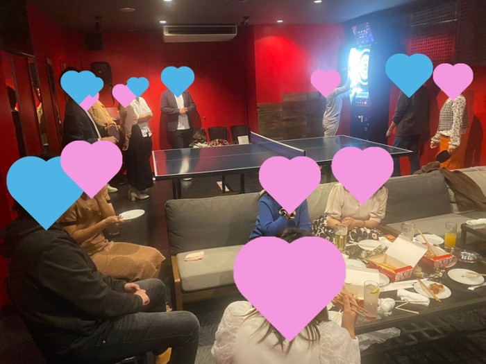 卓球婚活パーティーのイメージ画像