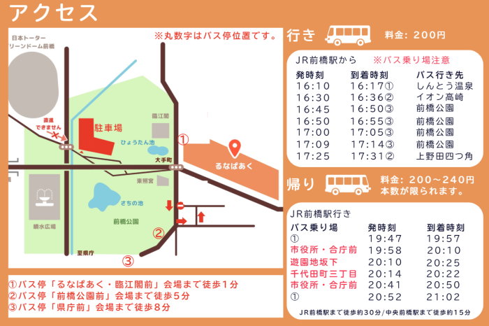会場情報のイメージ画像