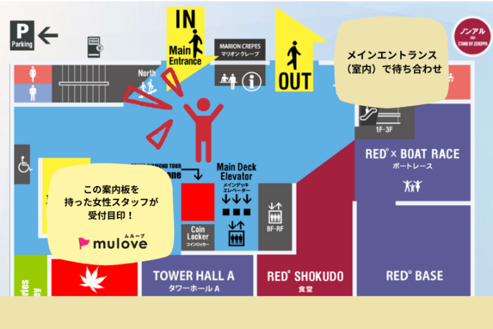 東京タワー待ち合わせのイメージ画像