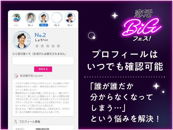 パーティーのご紹介のイメージ画像