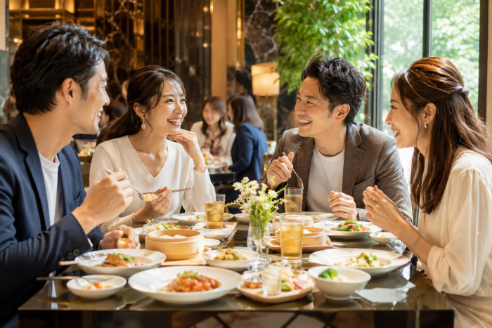 学びの後は心ほぐれるランチタイム♪のイメージ画像