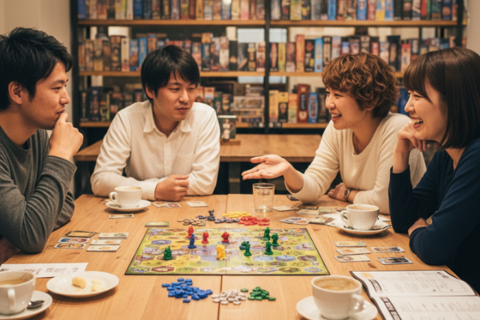 自然と会話が生まれるボードゲームコンのイメージ画像
