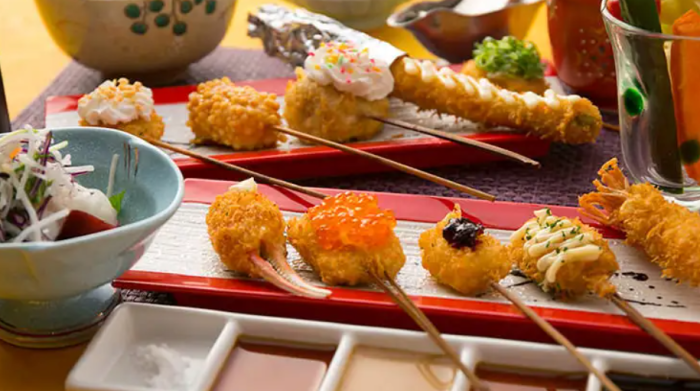 自慢の創作串カツとお飲み物をご用意のイメージ画像