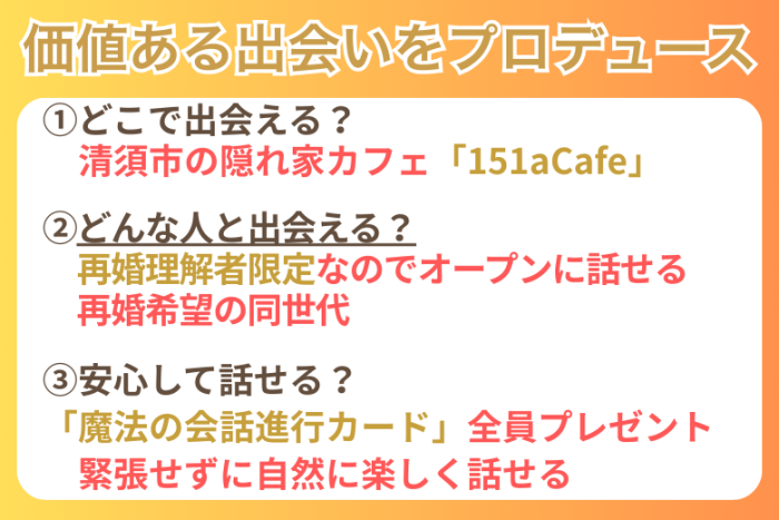 一期一会(151a)の出会いを大切にするパーティーのイメージ画像