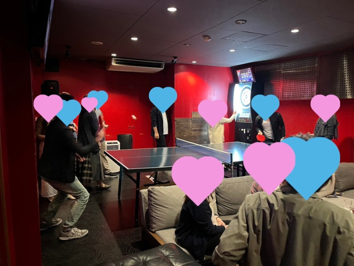 卓球婚活パーティーのイメージ画像