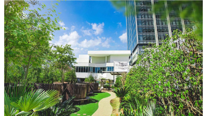 ベイブリッジを眺めるリゾートフルなパーティルームのイメージ画像