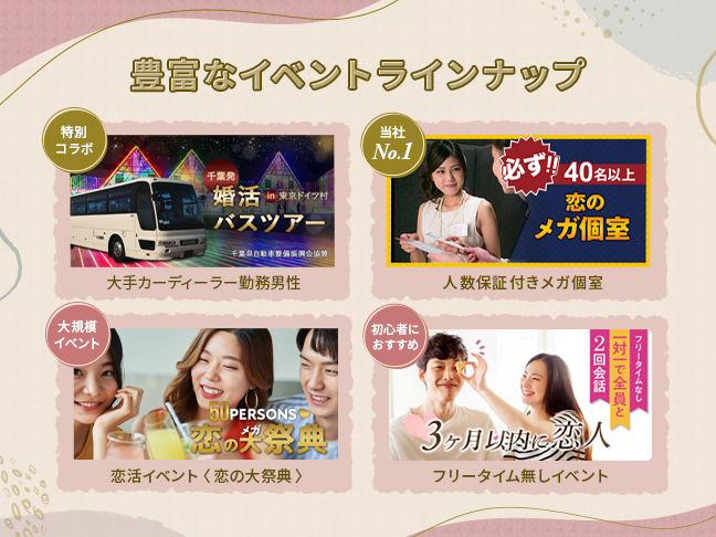 パーティー内容のイメージ画像