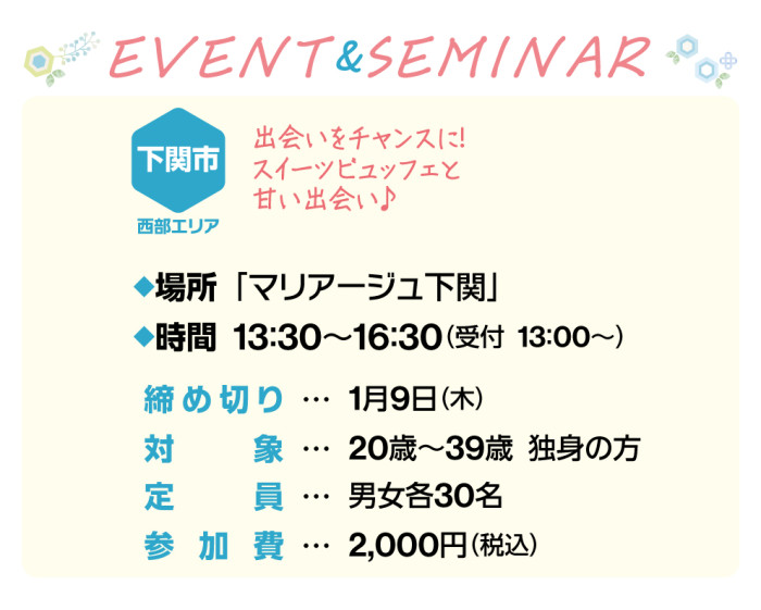 やまぐちマッチングイベントin下関のイメージ画像