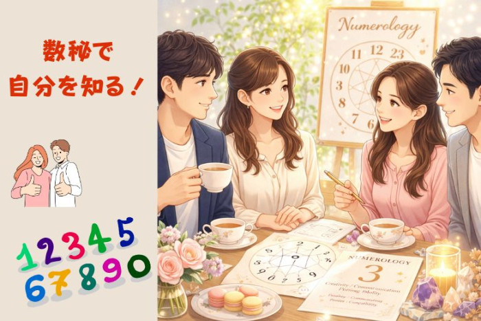 数秘占いで楽しむ出会えるお茶会のイメージ画像