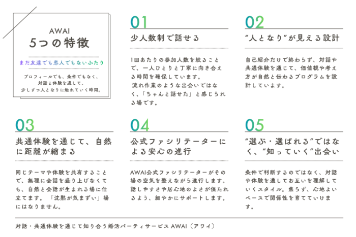 友達でも恋人でもない間（アワイ）の関係を楽しみましょうのイメージ画像