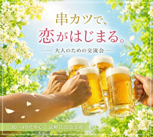 大人の婚活お食事会のイメージ画像